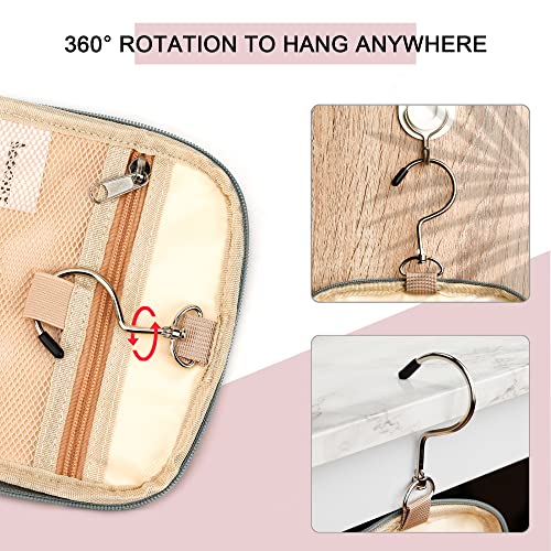 Hanging Travel Toiletry Bag for Women and Men