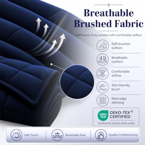 Weighted Blanket for Adults 20lbs （Queen Size