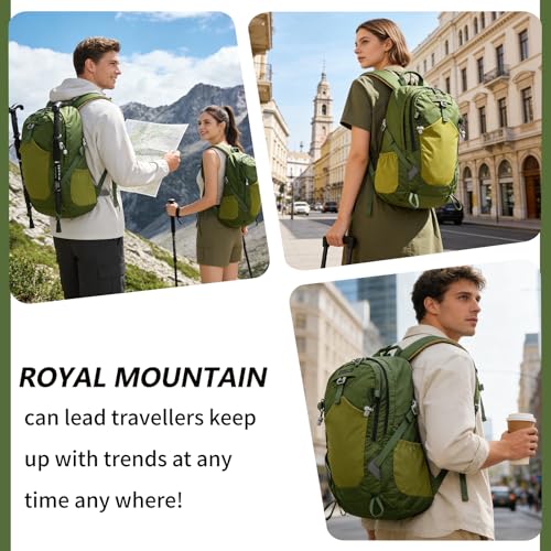 30L Hiking Backpack With Rain