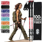 100% Carbon Fiber Trekking Poles by USA Brand