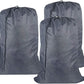 Washable Travel Laundry Bag with Drawstring (3 Pack), Large Dirty Clothes Bag Fit a Laundry Basket or Clothes Hamper, Enough to Hold 4 Loads of Laundry,26x39 inches Grey 3