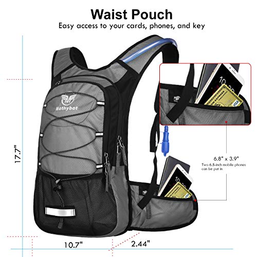 Insulated Hydration Backpack Pack with 3L BPA Free Leak Proof Water Bladder