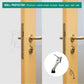 One Touch Kickdown Door Stopper, Door Holder, Heavy Duty Door Stops, Bottom of Door, Height-Adjustable Rubber Tips by HASHI (Antique Bronze 4 inch x 2pack)