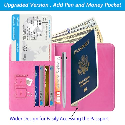 Passport Holder With Luggage Tag (4 Count)