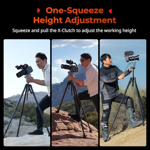 x Potato Jet Tribex Hydraulic Carbon II Tripod Fast Extend Camera Travel Tripod