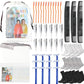84 Pcs Homeless Care Package Supplies Bulk Hygiene Kits with Nail Clipper (84 Count)