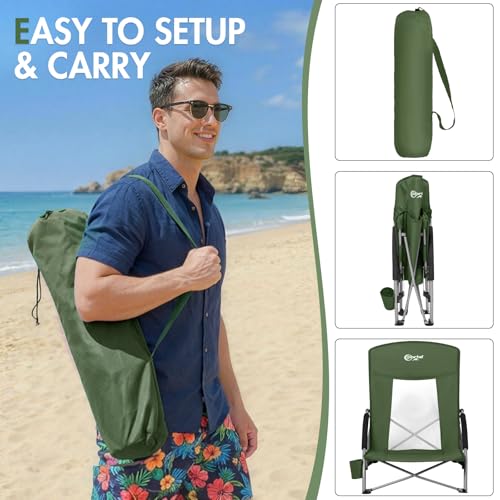 Low Beach Chair for Adults