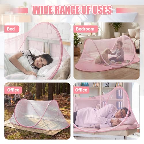 2 Pcs Mosquito Netting for Camping Bed 78 * 31 * 22 Inch (2 Count)