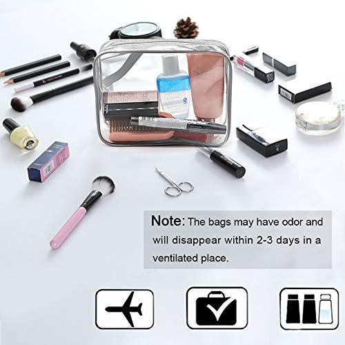 6 Packs Clear Makeup Bags