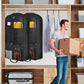6.5" Gusseted Heavy Duty Garment Bags for Travel 43" Suit Bags for Closet Storage Hanging Clothes Bag with Pockets Mens Suit Holder for Shirts (2 Count)