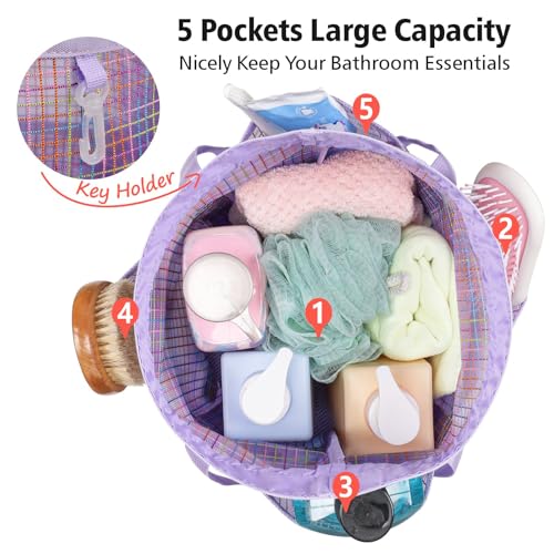 Mesh Shower Caddy Portable with Drawstring