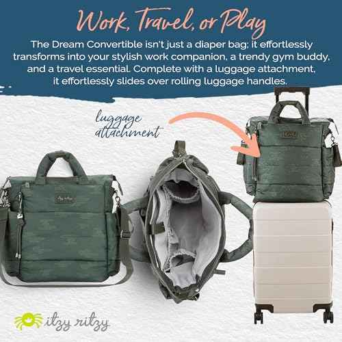 Dream Convertible Diaper Bag Tote Backpack