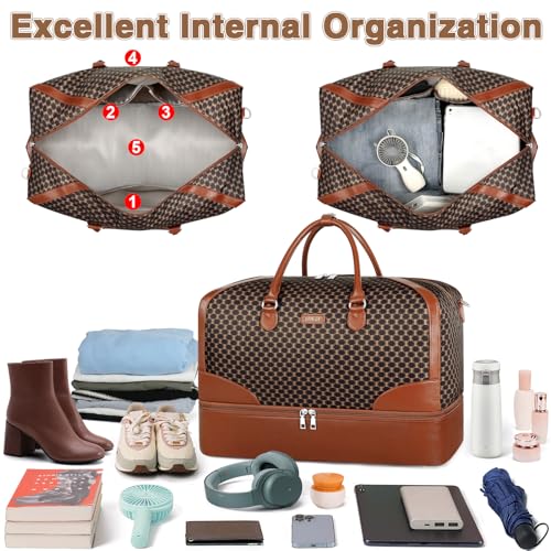 Weekender Bag for Women Travel Duffel Bag