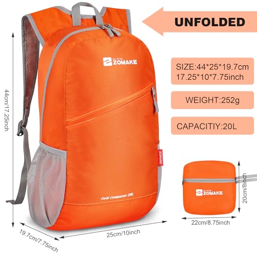 Lightweight Packable Backpack 20L
