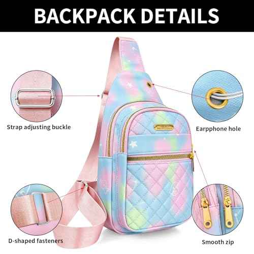 Small Sling Bag For Women Men Casual Crossbody Sling Backpack