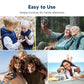 EK7000 4K30FPS 20MP WiFi Action Camera with EIS Ultra HD 131FT Waterproof Underwater Camera Remote Control 4X Zoom Support External Microphone Black
