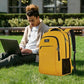 Yellow Travel Laptop Backpack