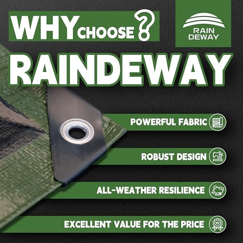 10x12 Feet Tarp Waterproof