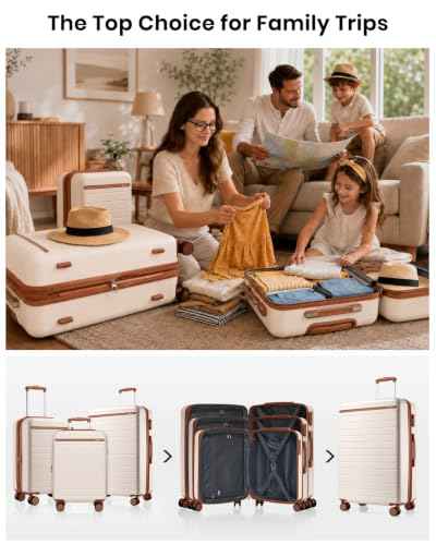 3 Piece Luggage Set 20 (3 Count)