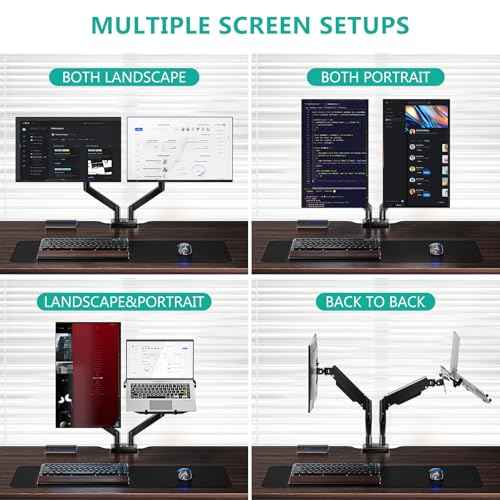 Laptop and Monitor Stand for 17” Notebook and 32” Monitors