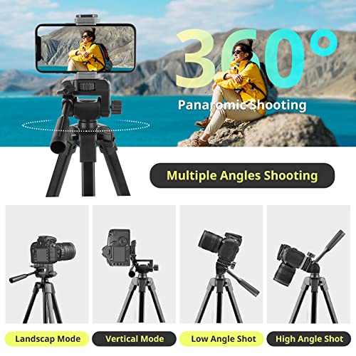 64" Camera Tripod Stand for iPhone & iPad