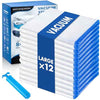 Vacuum Storage Bags with Hand Pump (12 Count)