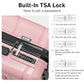 Luggage Sets 2 Piece Suitcase Set Hardshell 20 inch (2 Count)