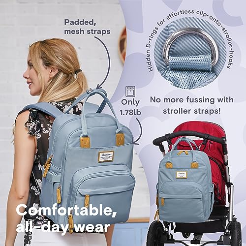 Baby Diaper Bag Backpack with Changing Pad