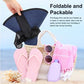 Womens Big Bowknot Straw Hat Floppy Foldable Roll up Beach Cap Sun Hat UPF 50+ ACA Navy