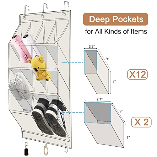 2 Pack Over the Door Shoe Organizers (2 Count)