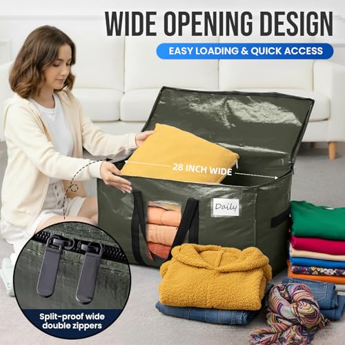 10 Pack Green Extra Large Moving Bags (10 Count)