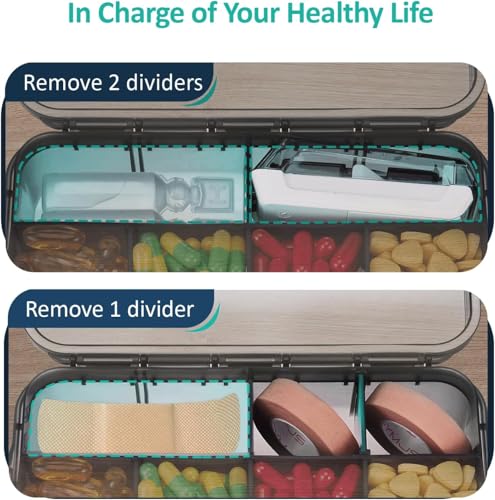 Moisture Proof Travel Pill Organizer