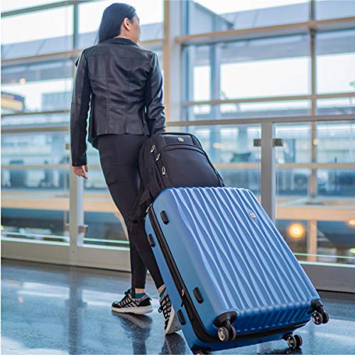 7272 Energie Expandable Hardside Luggage with Spinner Wheels and TSA Lock
