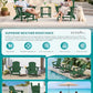 HDPE Folding Adjustable Adirondack Chair with Footrest