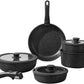 Pots and Pans Set, Nonstick Detachable Handle Cookware Set, Induction Kitchen Cookware Set with Removable Handle, Healthy Non Stick Cookware, Dishwasher ＆ Oven Safe, PFOA Free