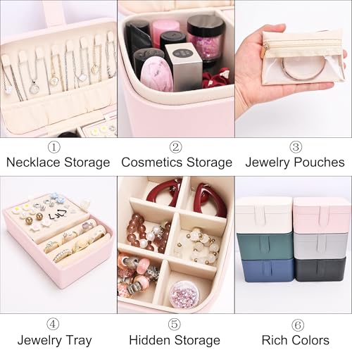 2 Layer Portable Jewelry Box
