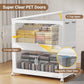 600Qt Extra Large Stackable Storage Bins with Lid (3 Count)