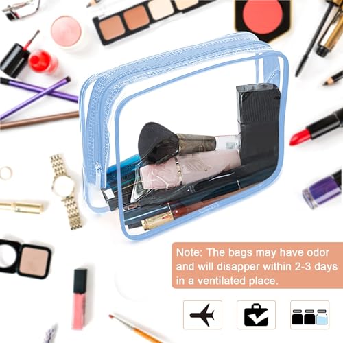 Clear Makeup Bags (6 Count)