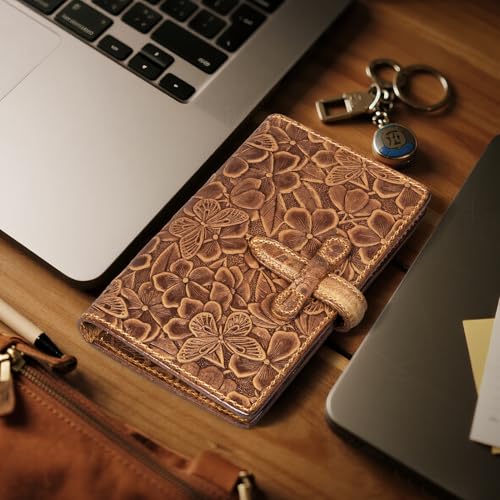 Genuine Leather Passport Holder for Women Men