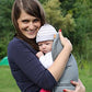 Baby Tula Infant Insert for Standard Baby Carrier, Newborn Support Cushion for 7 to 15 Pounds, Ergonomic Positioning and Head Support for Front Carry Only, Compatible Accessory - Black