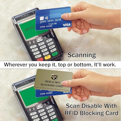 2 Pack RFID Blocking Card for Credit Debit ID Card (2 Count)