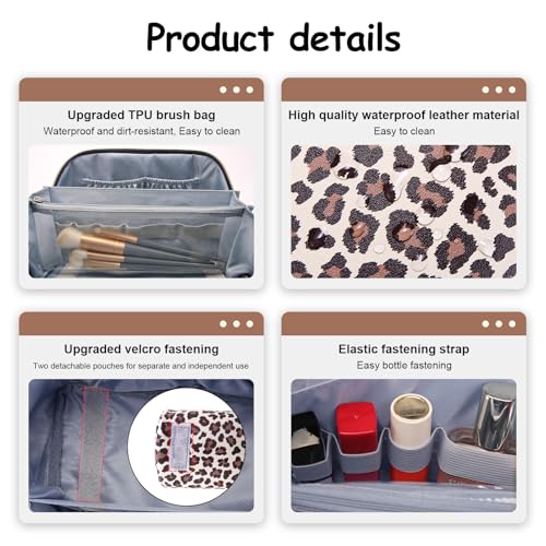 Travel Makeup Bag Organizer (3 Count)