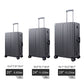 All Aluminum Carry On Luggage Zipperless Hard Shell Luggage Case with TSA Lock Spinner Alloy Metal Suitcase