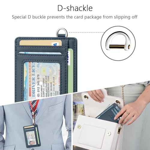 Slim Minimalist Wallet RFID Credit Card Holder for Men