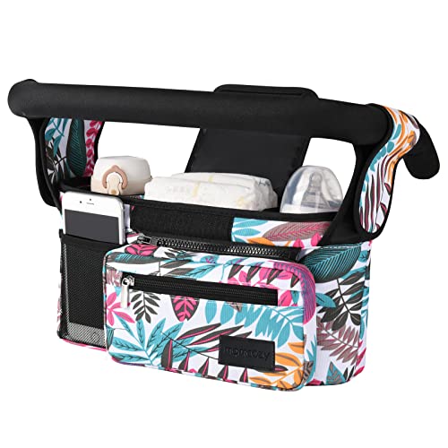 Universal Stroller Organizer with Insulated Cup Holder