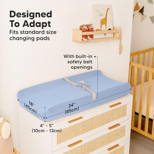 2 Pack Baby Changing Pad Cover for Girl (2 Count)