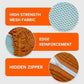 2PCS Chocolate Shoe Washing Machine Bags for All Shoe Types