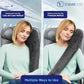 All-in-One Travel Neck Support & Body Pillow - Grey