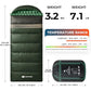 Cotton Flannel XXL Winter Sleeping Bags for Adults Big and Tall