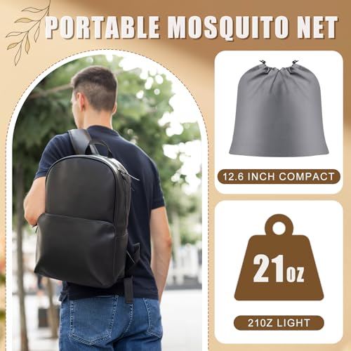 2 Pcs Mosquito Netting for Camping Bed 78 * 39 * 28 Inch (2 Count)